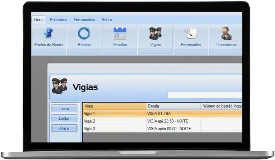 Software TopRonda para tratamento das rondas