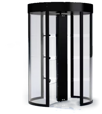 Torniquete Bruson Evolution com fechamento em vidro